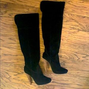 Super Sexy Suede High Heeled Boots
